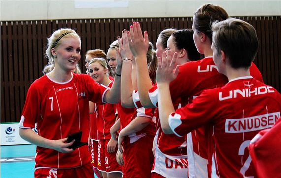 floorball dk U19 landshold piger kvinder Jasmin