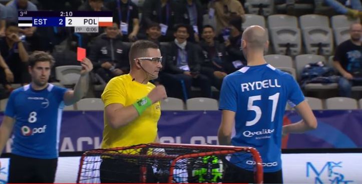 floorball rødt kort